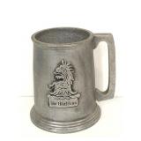 Vintage large "The Black Lion" metal mug