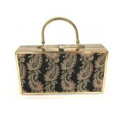 Vintage Lou Taylor metal framed purse