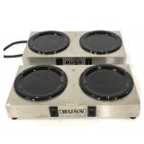 Pair of BUNN double burner coffee warmers