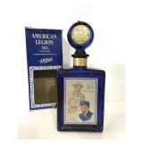 Vintage American Legion 1969 glass decanter