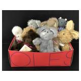 Collection of small plush animals