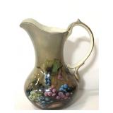 Lisa White hand painted"Vineyard Blessings"pitcher