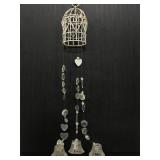 Vintage glass prism sun catcher w/ birdcage top