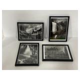 Yosemite framed B&W photo print set (4)