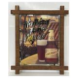 Unique vintage Modelo beer mirror bar sign