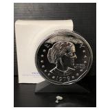 1979 Susan B Anthony coin bank with key- new