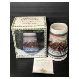 1993 Budweiser holiday Stein- new in open box