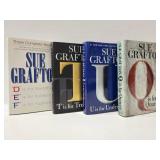 Four books by Sue Grafton