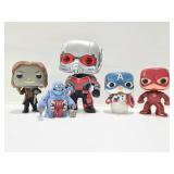 Five Funko Character figures