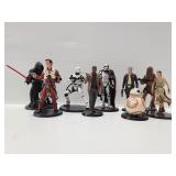 Nine Star Wars Character figures