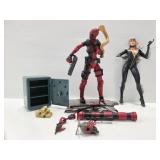 Marvel Black Cat & Lady Deadpool w/ accessories