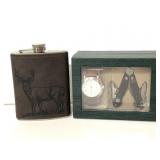 New Field&Stream watch/ 8 function tool w/ flask