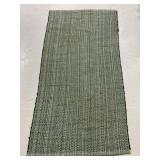 Colorful large woven cotton rug