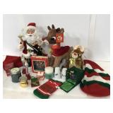 Lot of Christmas decorations