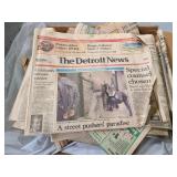 Lot of vintage newspapers