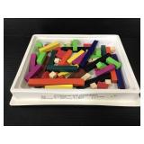 Cuisenaire rods math learning tools