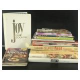 Lot of assorted cook books & baking recipes