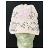 Pink autographed Detroit Red Wings hat