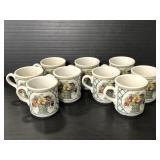 Nine Crown Rego matching coffee mugs