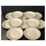 Lot of 12 Corelle ceramic saucers
