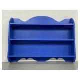 Handcrafted vintage painted wood shelf