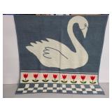 Vintage Crown Crafts virgin Acrylic pile blanket