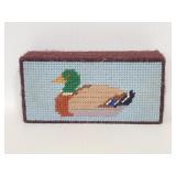 Vintage duck brick door stop