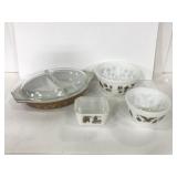 Lot of Pyrex early American dishes