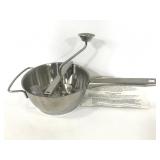 Stainless steel food mill