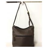 Stone Mountain brown faux leather hand bag