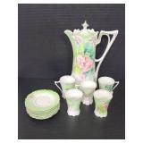 R.S. Prussia unmarked porcelain dish set