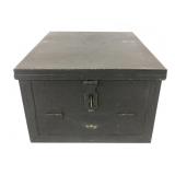 Large metal lock box