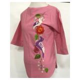 Vintage embroidered linen tunic by Nelly