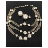 Vintage Park Lane earrings & Japan Necklace