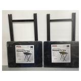 Two new PDG all wood, black personal TV Trays