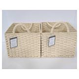 Pair of new w/ tags Threshold storage baskets