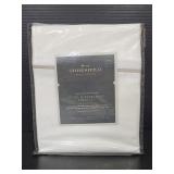 New Threshold hotel border frame sheet set