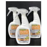 Lot of 3 power plus bona surface cleaner