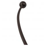 New Zenna Home curved shower curtain rod