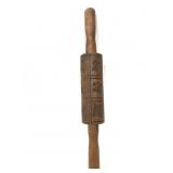 Carved rolling pin