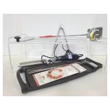 Kitchen items and shelf rack