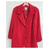 J. Jill Medium red peacoat