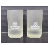 Pair of Jägermeister shot glasses