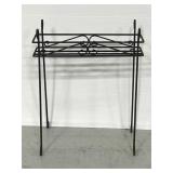 Wrought iron plant stand