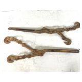 Pair of vintage chain binders