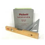 Level, triangle and Pickett ellipse  set