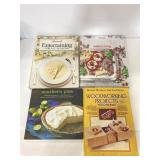 Four seasonal cookbooks/ woodworking