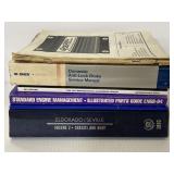 Lot of vehicle manuals, catalogs, and guides