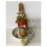 Easter decor and Villeroy & Boch plate