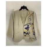 Goldwater Creek butterfly decorated suit jacket